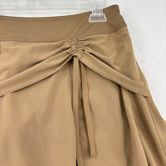 Athleta Wherever Skort Size 4 Tan Khaki A-Line Skirt Built In Shorts Stretch - Picture 2 of 12